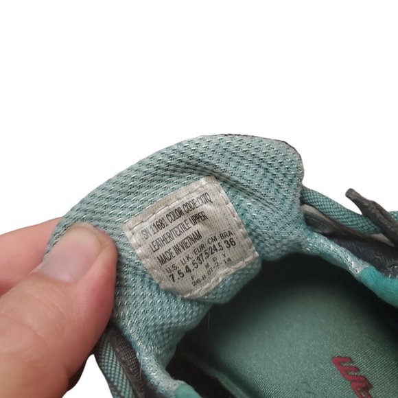 Skechers Womens Synergy Memory Sole 11681 Trainer Shoe Gray Turquoise Size 7.5 - Picture 3 of 6